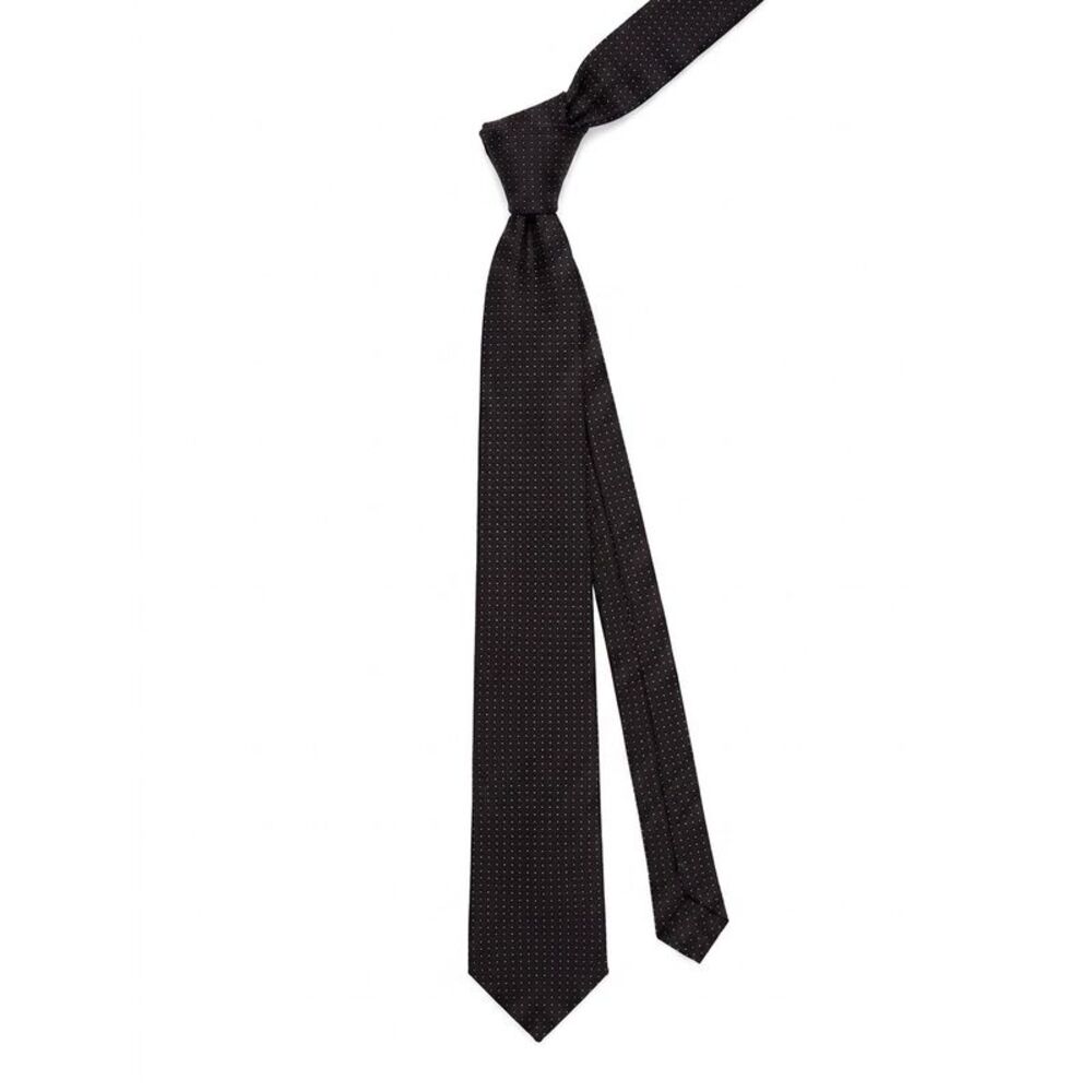 Givenchy Black And White Silk Men's Tie